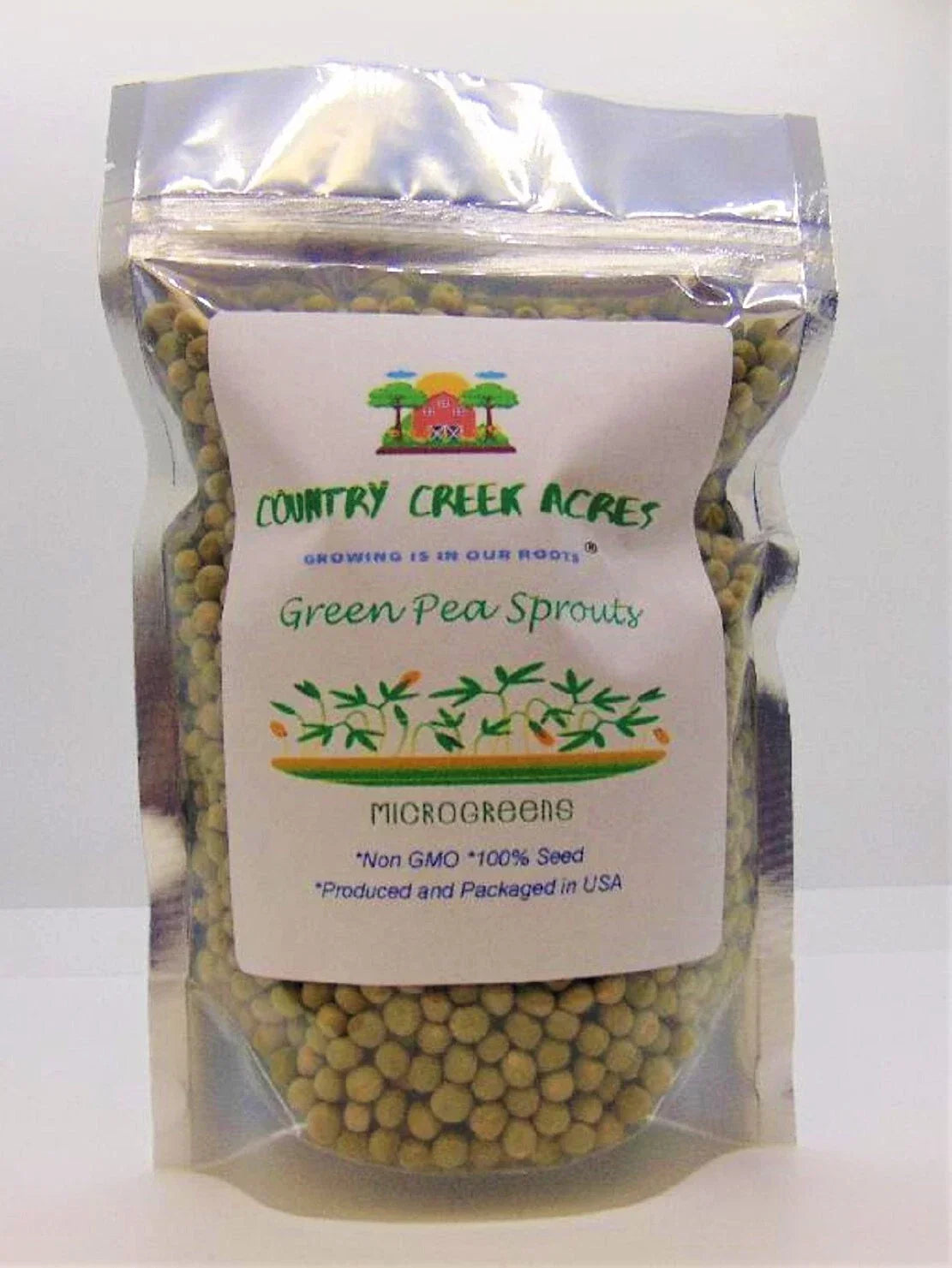 Organic Green Pea Seeds 12 oz, Sweet Pisum sativum, Heirloom Gardening Supplies for Container & Garden Planting