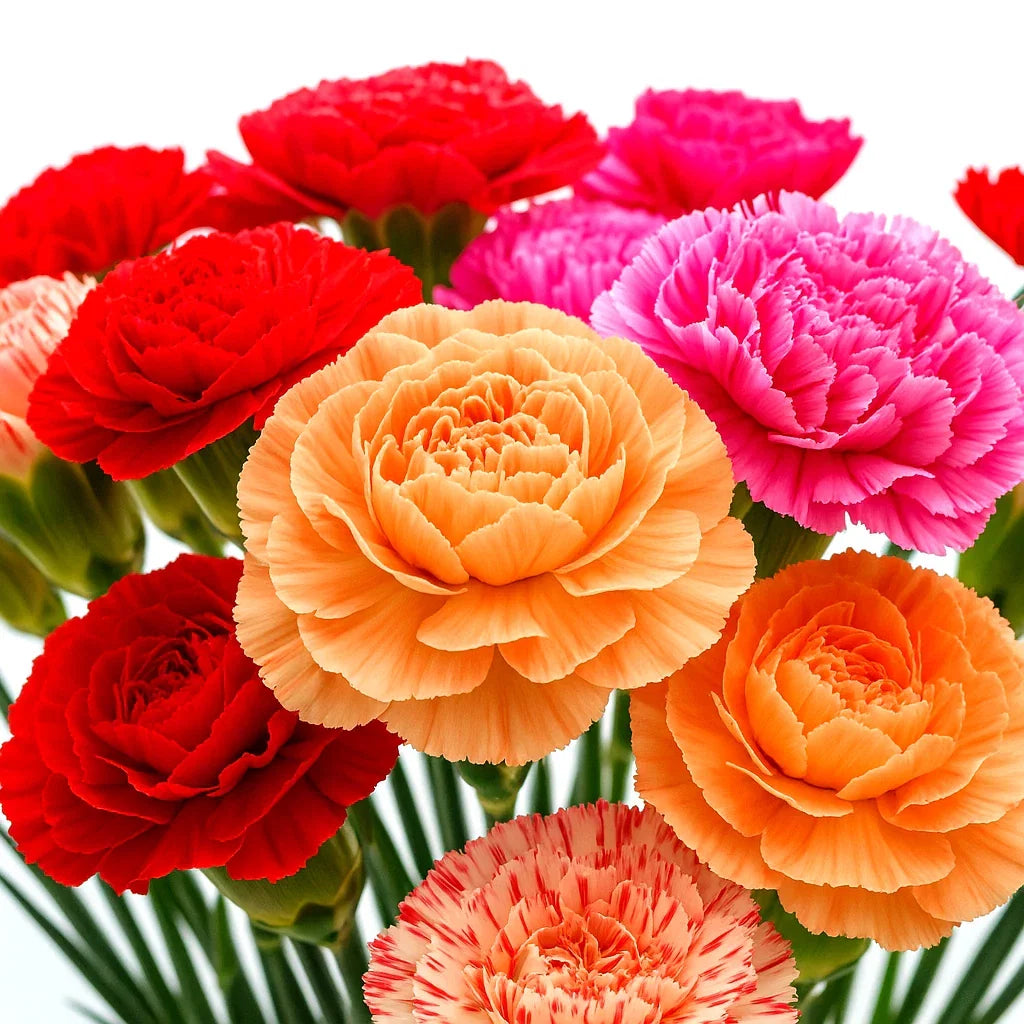 600+ Chabaud Carnation Seeds - Double Bloom Mix Dianthus caryophyllus Perennial Flower Seeds
