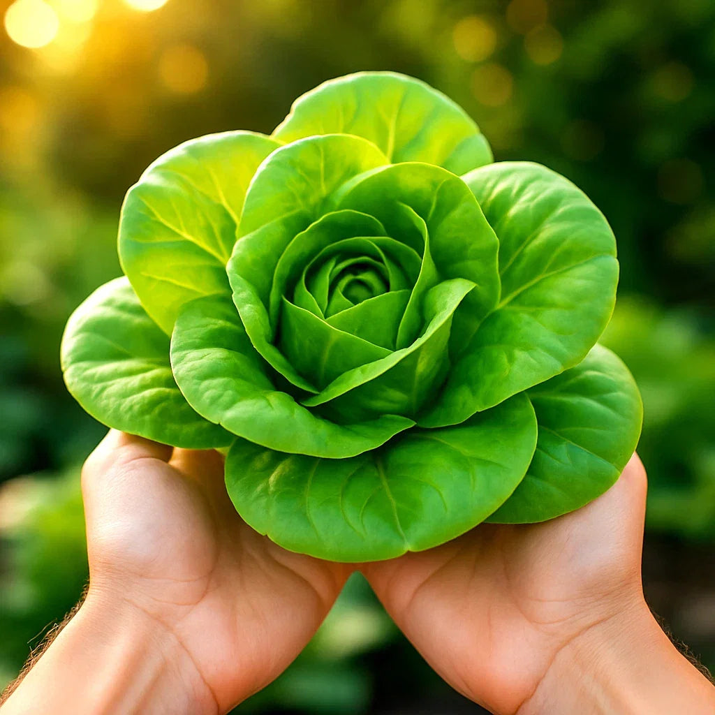 Butterleaf Lettuce Seeds - Heirloom Lactuca sativa for Salads & Microgreens, 1500 Pack, Non-GMO, Fast Germination