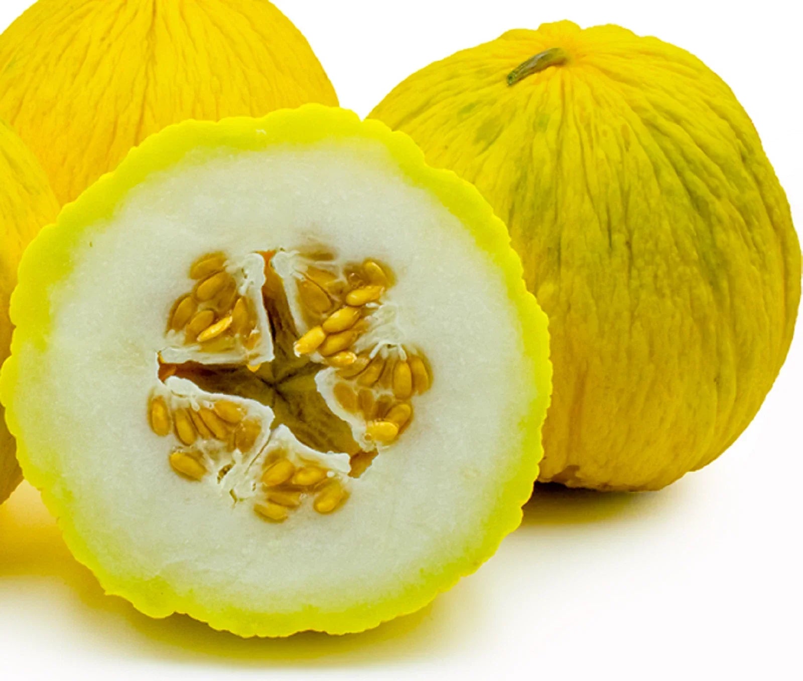 Golden Beauty Casaba Melon Seeds - Non-GMO Heirloom Cucumis melo Seeds for Home Garden, Container Growing, Juicy Summer Melons