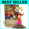 Wildflower Seeds Pack - 120,000 Open Pollinated Native Wildflower Mix for Butterflies & Hummingbirds