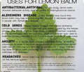 Organic Lemon Balm Seeds 500 Melissa officinalis Herb for Gardening, Mosquito Repellent, Non-GMO, Open Pollinated