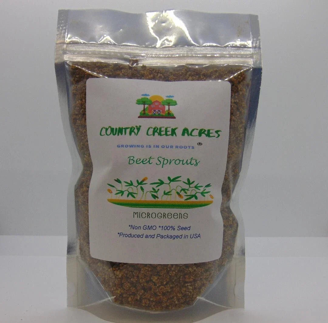 Beet Seeds for Microgreens 8 oz Non-GMO Organic Beta vulgaris for Indoor & Outdoor Gardening