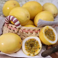 Yellow Passion Fruit Seeds - Sweet Granadilla Passiflora Ligularis 30 Pack for Home Garden & Container Planting