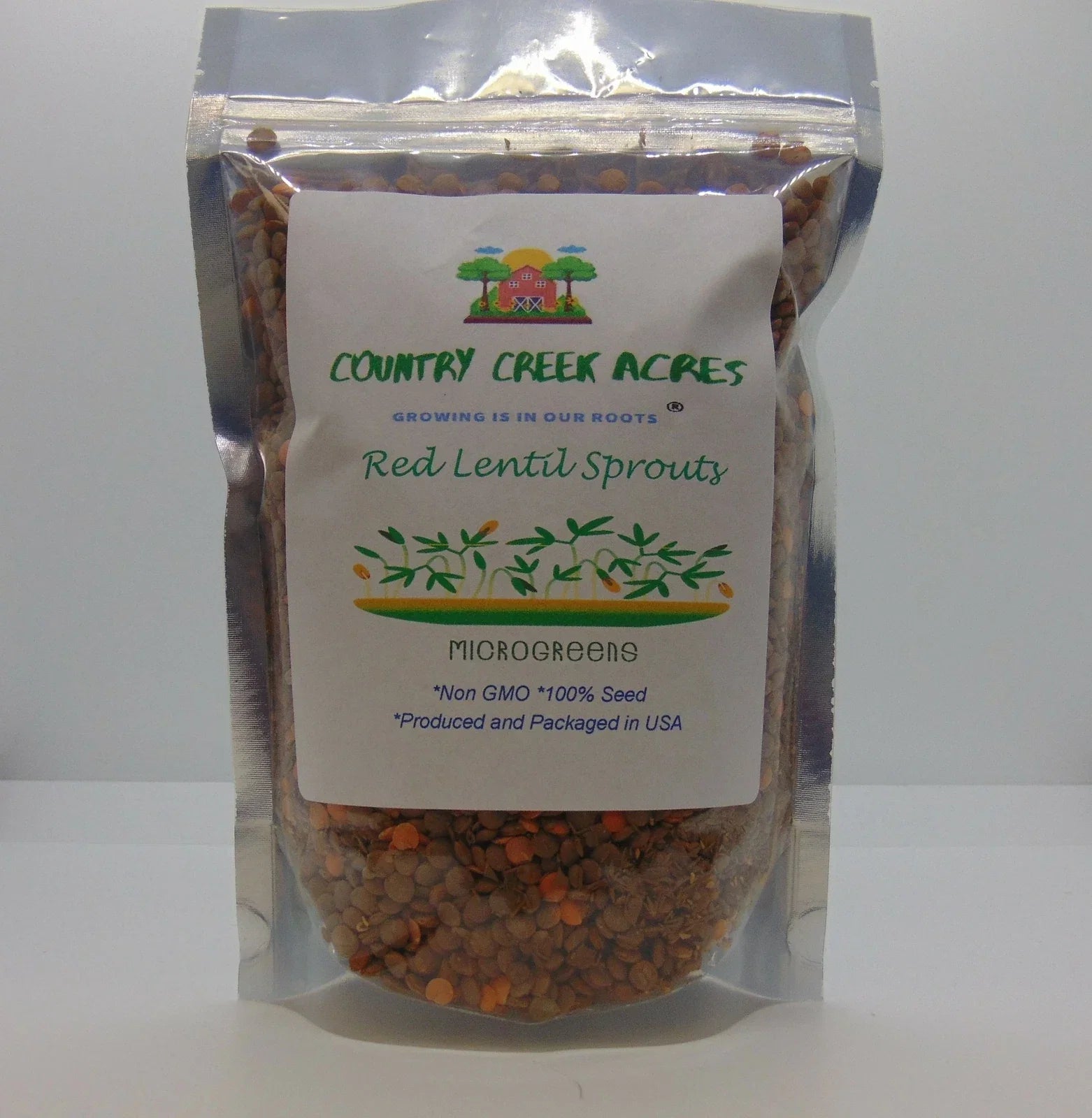 Red Lentils 2 oz - High Protein, Gluten-Free Legumes, Lens culinaris, Dried, Non-GMO, Vegan, Eco-Friendly Packaging