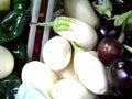 White Casper Eggplant Seeds - Rare Heirloom Solanum melongena, 25 Pack, Non-GMO, USA Grown, Full Sun, Easy to Grow