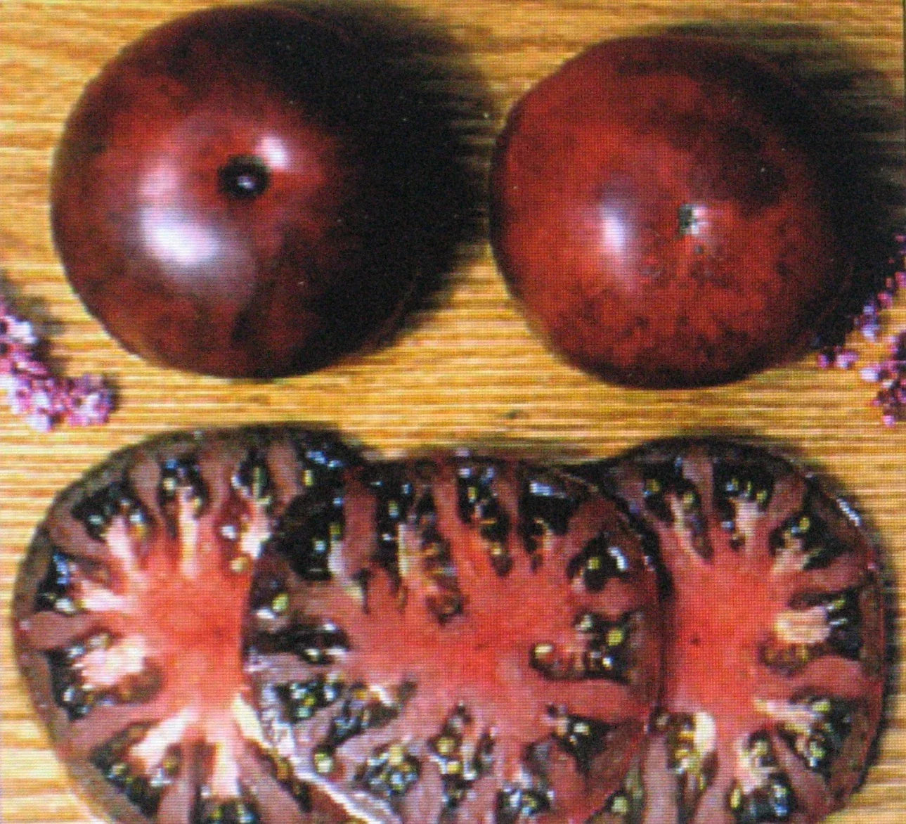 Black Tomato Seeds - Heirloom Gourmet Variety, 25 Seeds, Solanum lycopersicum, Juicy Dark Tomatoes for Salads & Sauces