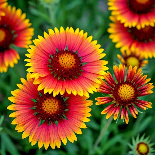 Indian Blanket Flower Seeds - 600+ Gaillardia pulchella Heirloom Non-GMO Hummingbird Attracting Wildflower Seeds