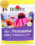 Wildflower Seed Mix Bulk 25,000 Non-GMO Pollinator Flower Seeds for Bees, Butterflies & Natural Landscaping