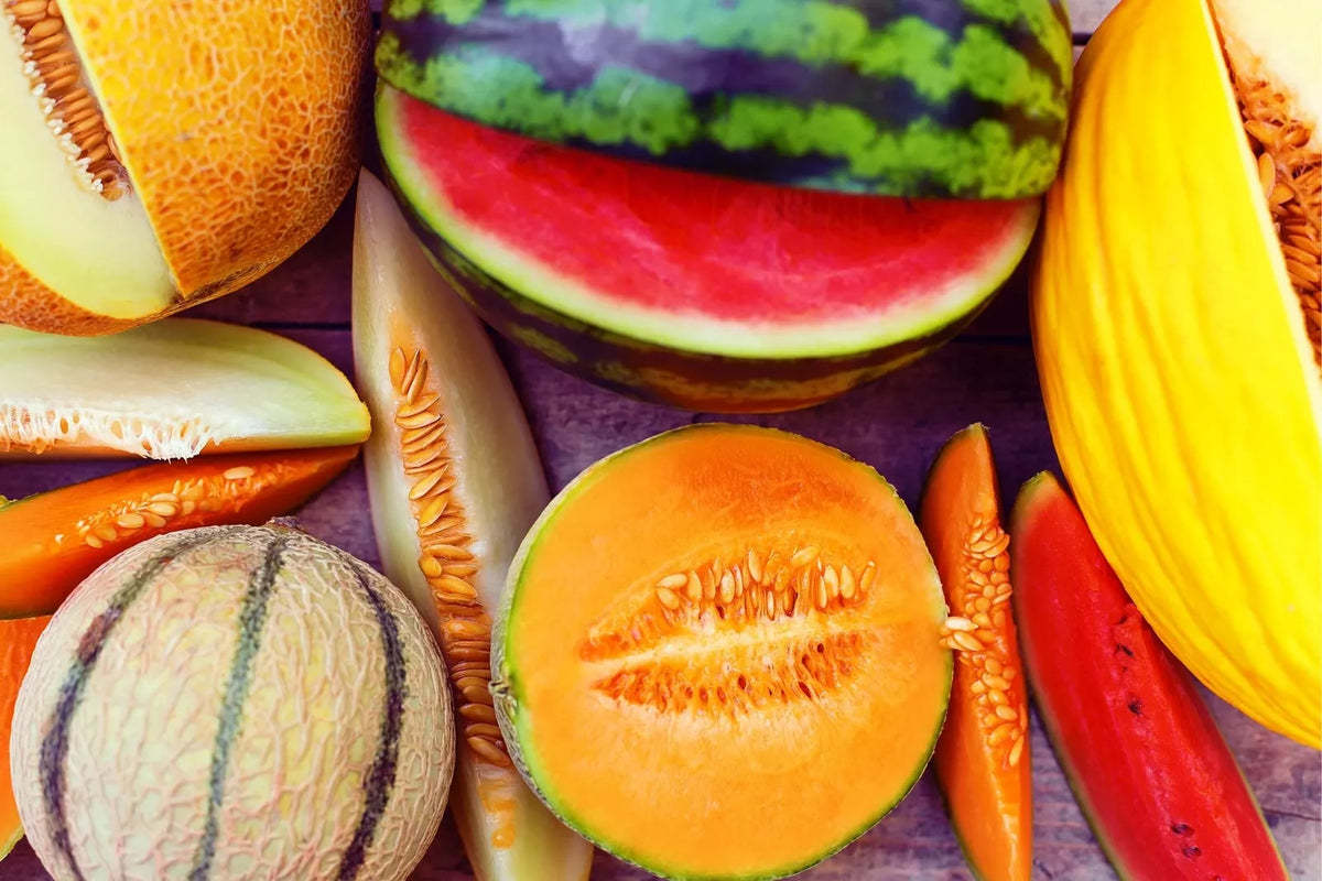 Garden Melon Mix Seeds - 30 Pack, Easy to Grow, Juicy Varieties, Cucumis melo