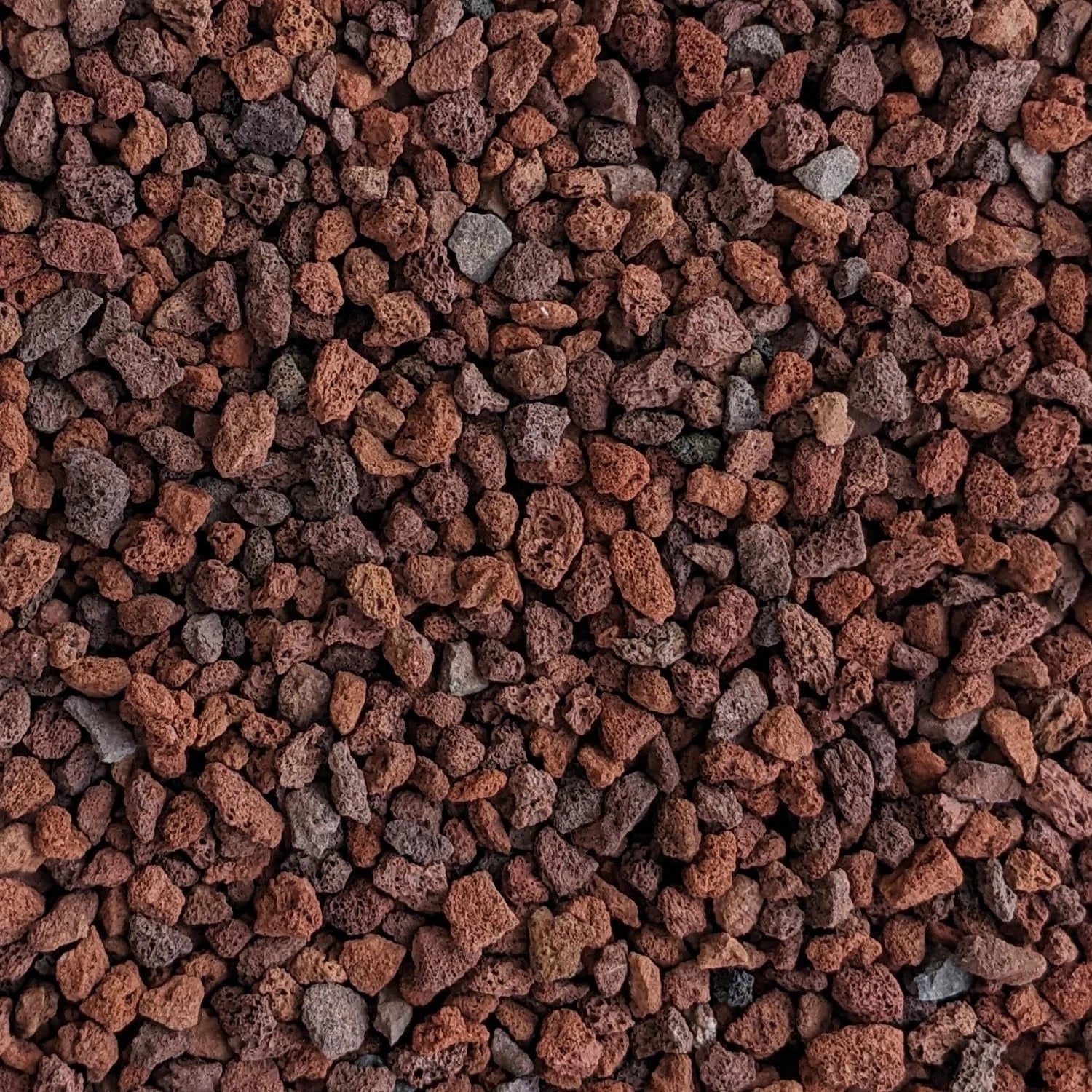 Red Lava Rocks for Plants - 1/4" Natural Volcanic Rock for Drainage, Soil Aeration, Landscaping & Potting