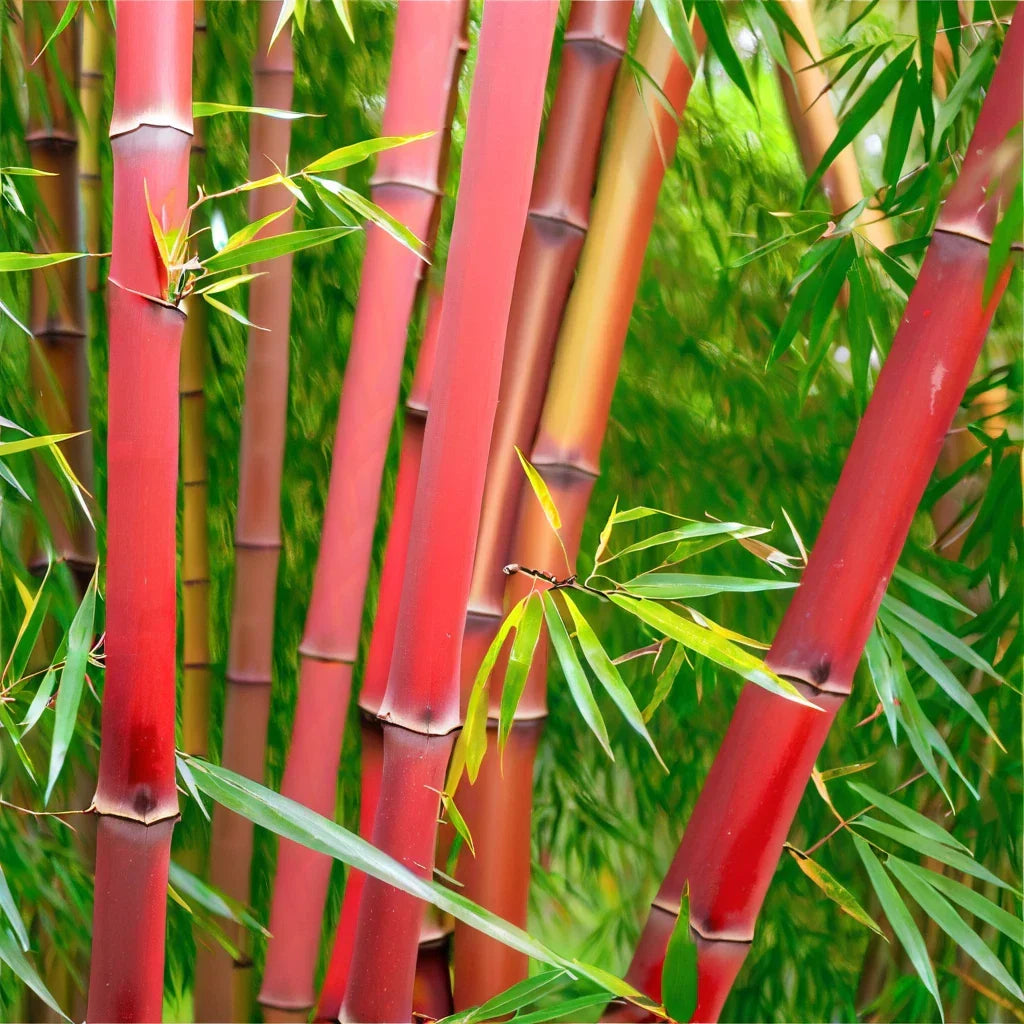 Bamboo Seeds 50 Red Panda Clumping Privacy Plant Bambusa multiplex for Shade Screens Garden Landscaping