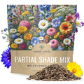 Wildflower Seeds Partial Shade Mix 1oz - Annual & Perennial Flower Seeds for Gardens - 7000 Seeds