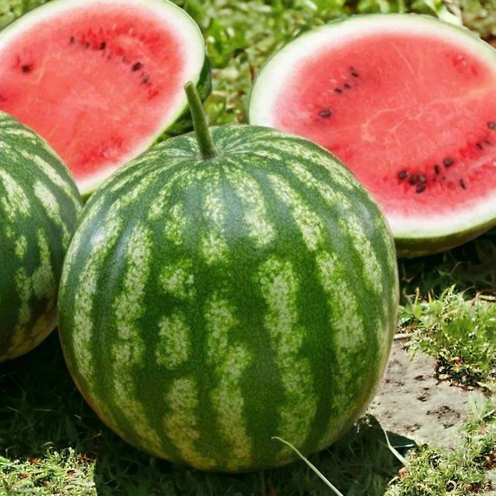 Sugar Baby Watermelon Seeds 45pcs - Heirloom Non-GMO Citrullus lanatus Fruit Seeds for Home Gardening