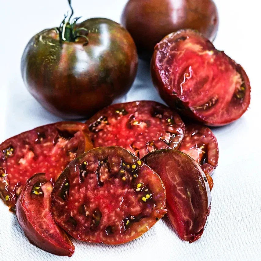 Paul Robinson Tomato Seeds - Organic Heirloom Non-GMO, Juicy, Sweet, Solanum lycopersicum, 30+ Seeds for Home Garden or Container