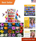 Wildflower Seed Mix 3oz - Native Wildflowers for Garden, Biodiversity Boost, Easy Grow, Attract Pollinators, Non-GMO Seeds