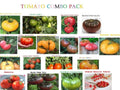 Tomato Seeds Collection – Heirloom Big Beefsteak, Yellow, Pink, White, Brandywine, Cherry Varieties, Non-GMO, Home Garden