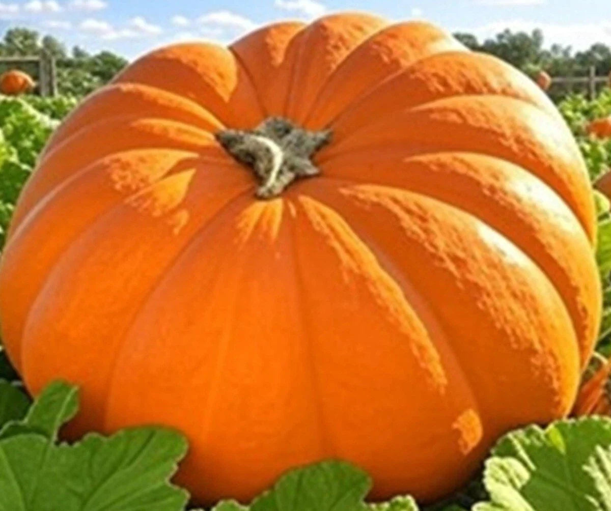 Dills Atlantic Giant Pumpkin Seeds - Non-GMO Heirloom Garden Seeds for Large Sprawling Vines - Cucurbita maxima