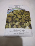 Lima Bean Seeds 2oz Non-GMO Heirloom Bush Type Phaseolus lunatus for Home Garden, Full Sun, 65 Days Maturity