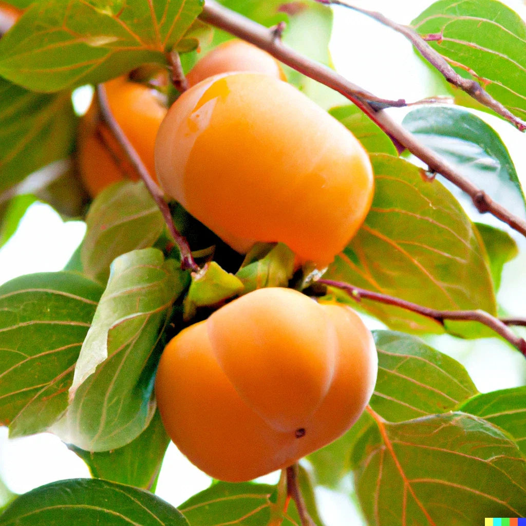 Japanese Persimmon Seeds - 5 Pack Diospyros kaki Edible Fruit Tree for Home Gardens, USDA Zones 7-10