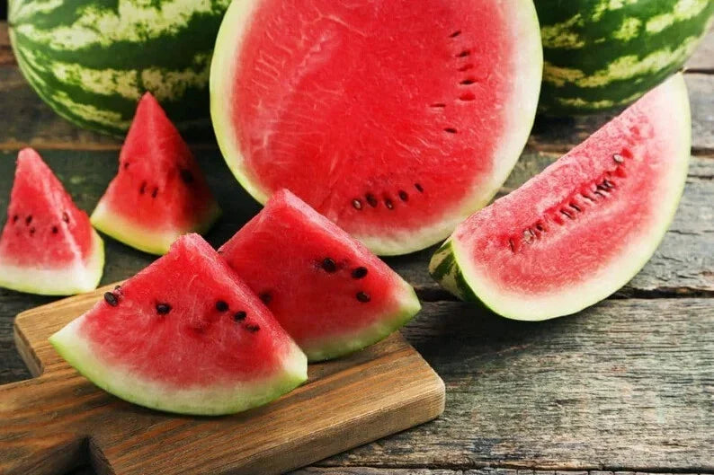 Jubilee Watermelon Seeds – Organic Heirloom Citrullus lanatus – Sweet Juicy Fruit – 40 Seeds for Home Garden Cultivation
