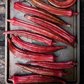Heirloom Red Burgundy Okra Seeds - Non-GMO Vegetable Seeds for Garden, Abelmoschus esculentus, Edible Dark Red Pods, Packet of 50 Seeds