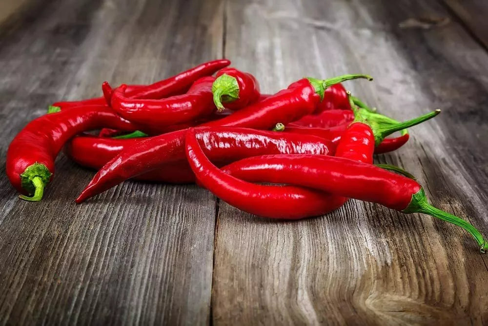 Red Hot Thai Pepper Seeds - 100 Count, Spicy Capsicum annuum for Cooking, Hot Peppers for Garden or Containers