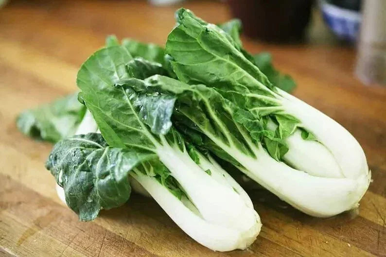 Pak Choi White Stem Seeds – Heirloom Non-GMO Brassica rapa Vegetable Seeds – 200+ Premium Chinese Cabbage Seeds
