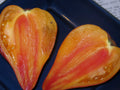 Orange Oxheart Tomato Seeds - Heirloom Organic Seeds for Home Gardening, 120+ Solanum lycopersicum, Bright Orange, Medium Fruits