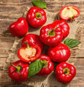 Alma Paprika Pepper Seeds - Non-GMO, Capsicum Annuum, 30 Pack for Drying & Seasoning, Vibrant Red Color, Indoor & Outdoor Gardening