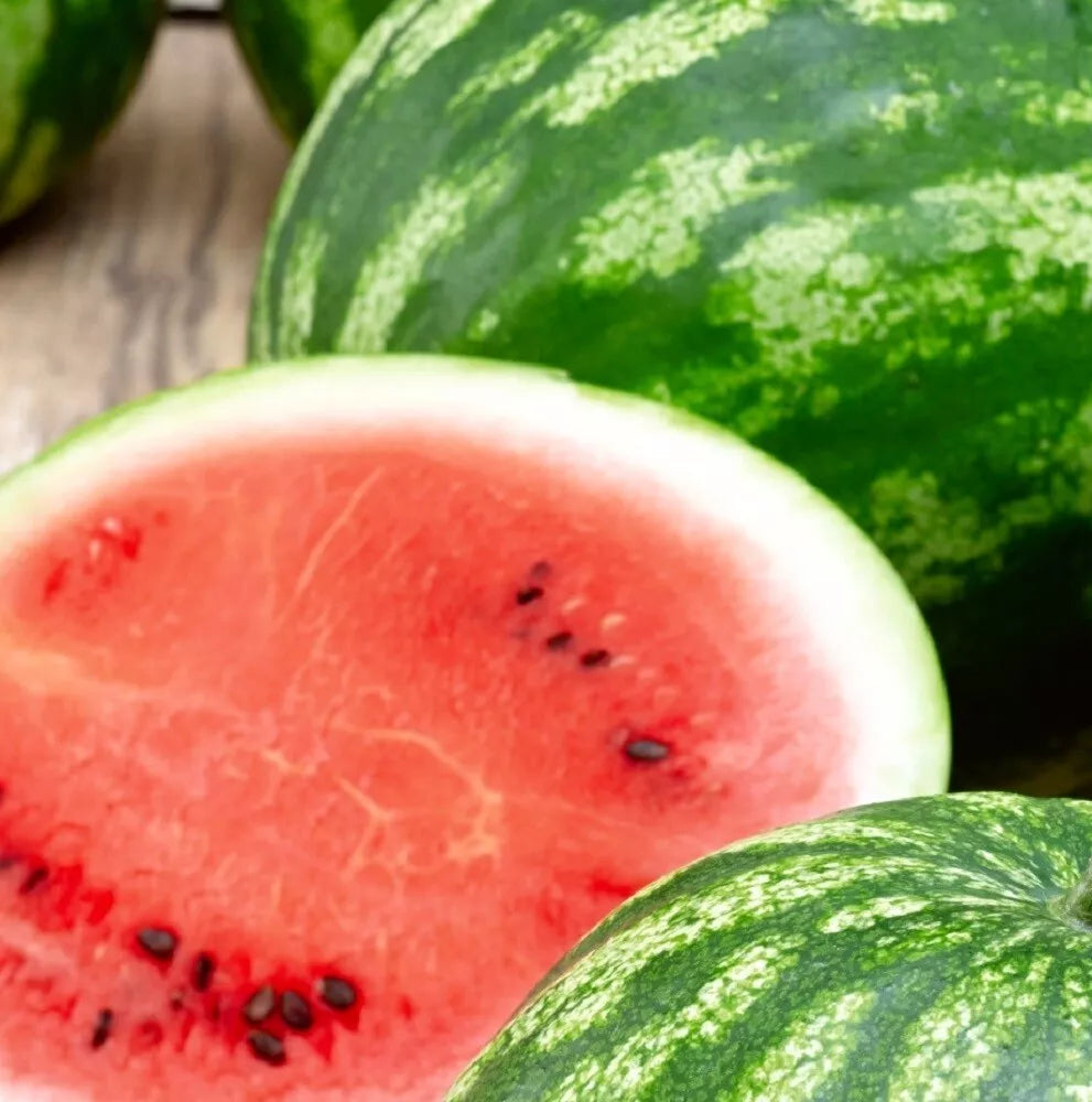 Cal Sweet Watermelon Seeds - Heirloom, NON-GMO Citrullus lanatus Garden Seeds, Vining, Pack of 25