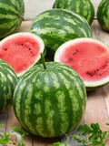 Cal Sweet Bush Watermelon Seeds – Compact Citrullus lanatus for Home Garden, 50+ Pack, Non-GMO, USA Grown