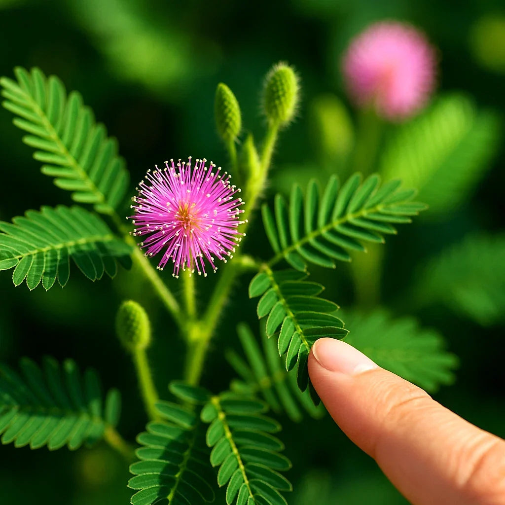 Mimosa Pudica Seeds – Touch-Me-Not Sensitive Plant Pack of 100+ Seeds for Indoor Gardening & Educational Fun