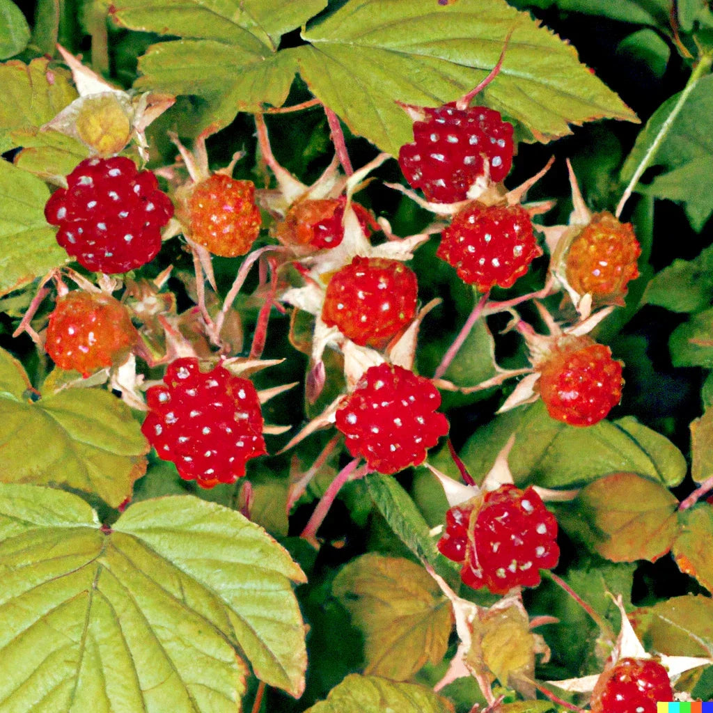 Thimbleberry Seeds - 50+ Pack - Sweet Raspberry Fruit - Rubus parviflorus - Edible Berry Plant for Garden & Landscaping