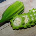 Star of David Okra Seeds - Non-GMO Heirloom Abelmoschus esculentus, 40 Seeds for Home Garden, Vibrant, Unique Star-Shaped Pods