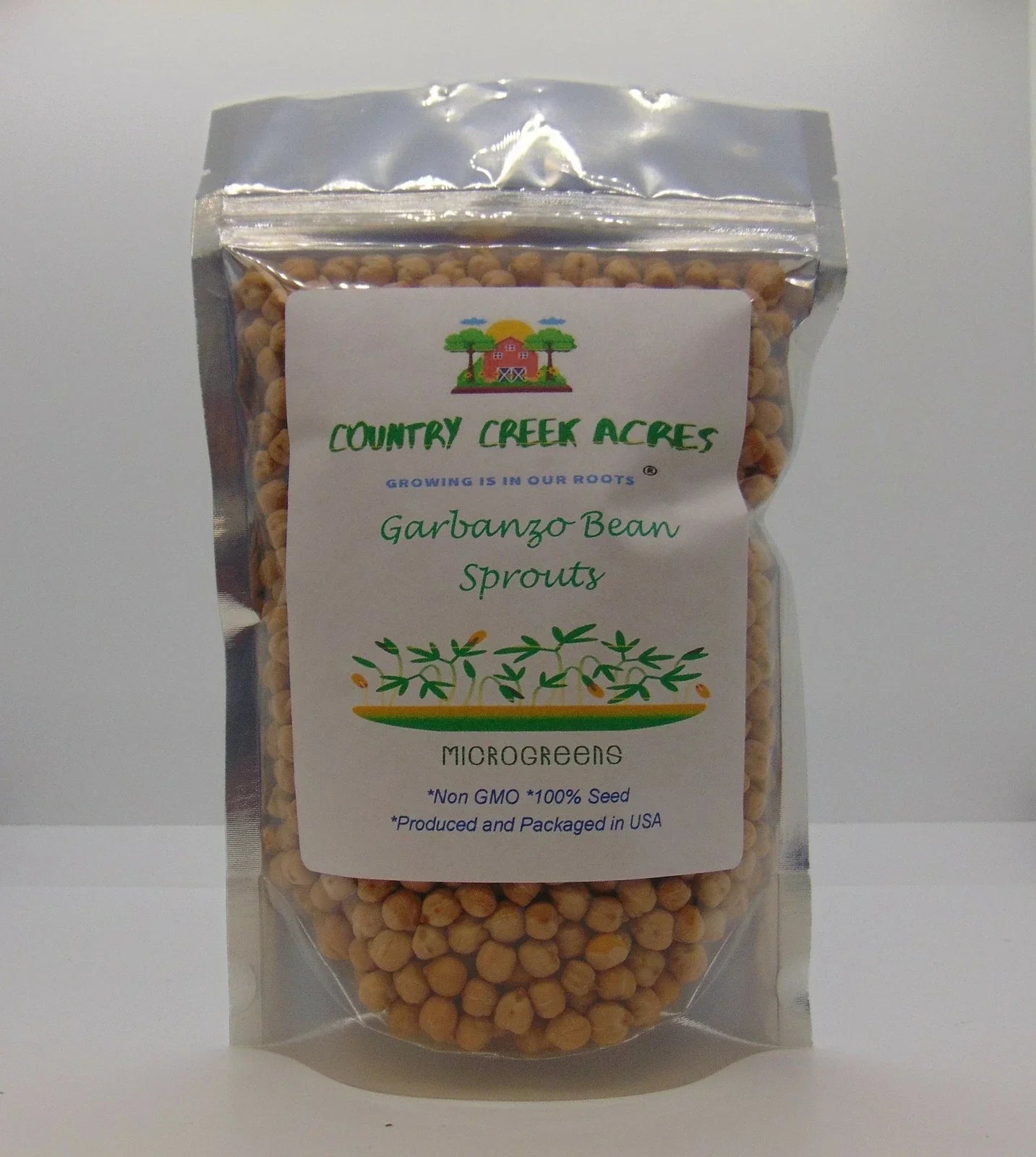Garbanzo Bean Seeds 12 Ounce | Chickpea Seeds for Planting | Cicer arietinum | Non-GMO, High Germination Rate