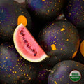 Moon and Stars Red Cherokee Watermelon Seeds - Non-GMO Heirloom Citrullus lanatus, Vining, Sweet, Juicy, Unique Rind Pattern Pack of 20