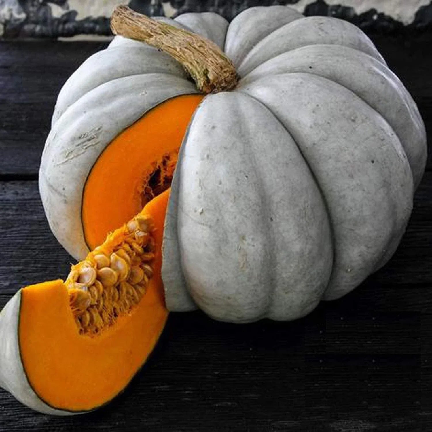 Jarrahdale Blue Pumpkin Seeds - Heirloom Cucurbita maxima for Baking & Decorative Use - 10 Seeds