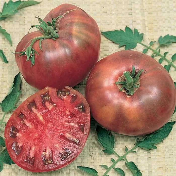 Cherokee Purple Tomato Seeds - Heirloom, Non-GMO, Indeterminate, Solanum lycopersicum, Full Sun, Vegetable Garden