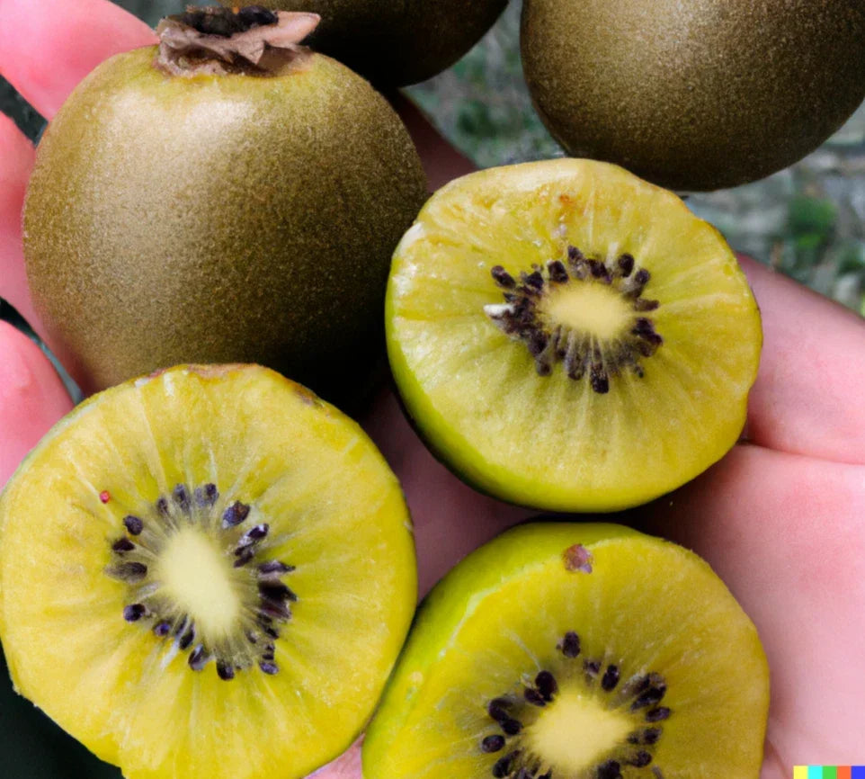 Golden Kiwi Seeds - 50+ Edible Fruit Vine for Home Gardening, Actinidia chinensis, Fast Growing Climber for Fences & Garden Beds