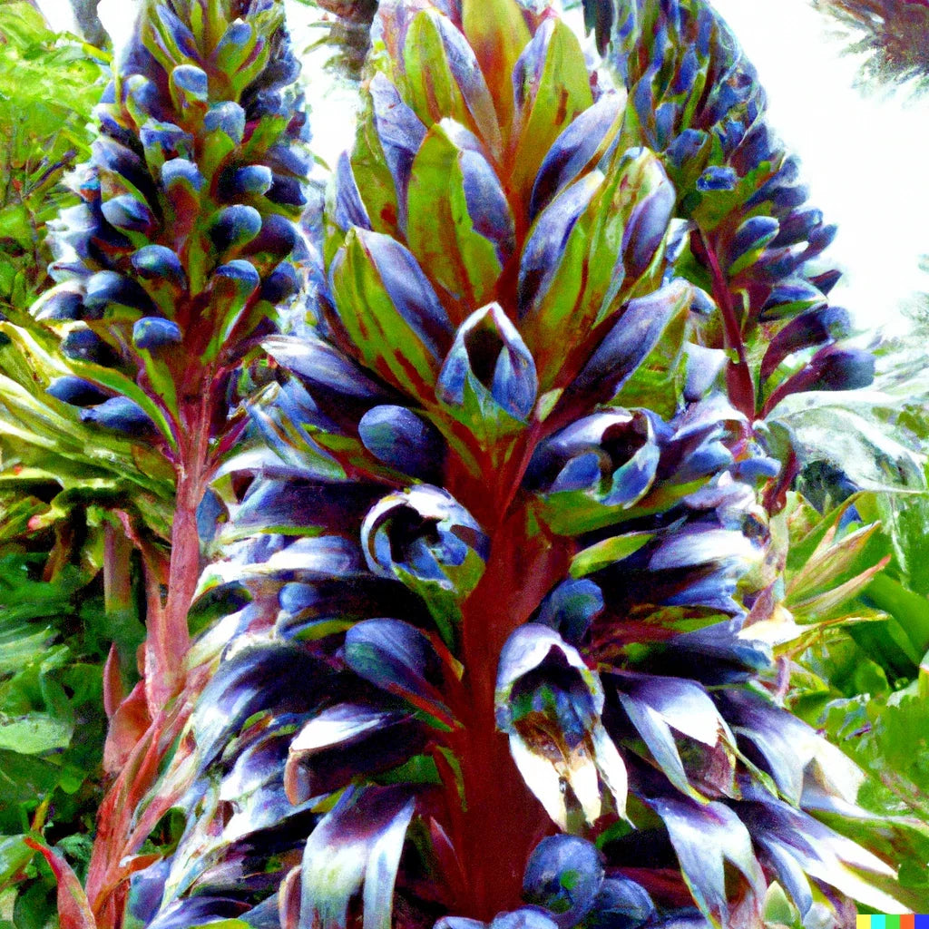 Puya alpestris Seeds - Rare Exotic Tropical Plant, Sapphire Tower, Blue-Green Foliage, Flower Spikes, Indoor & Outdoor Gardening, 10 Pack