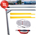 Lake Weed Cutter Tool 48" Aquatic Plant Removal Tool for Pond Maintenance, Water Garden, Lake Weed Management