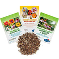Wildflower Seeds Bulk - Pollinators Collection Mix for Bees & Butterflies - Annual & Perennial Wildflower Blend