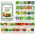 Heirloom Vegetable Seeds Survival Garden Kit - 39 Varieties, 18,000+ Non-GMO Seeds