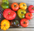 Rainbow Beefsteak Tomato Seeds - Organic Heirloom Non-GMO Solanum lycopersicum, Vibrant Color Mix, Full Sun, High Yield
