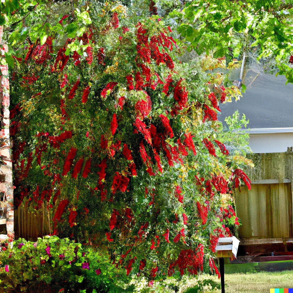 Weeping Bottle Brush Seeds - 100+ Fast Growing Red Flowers Callistemon viminalis for Garden Landscaping