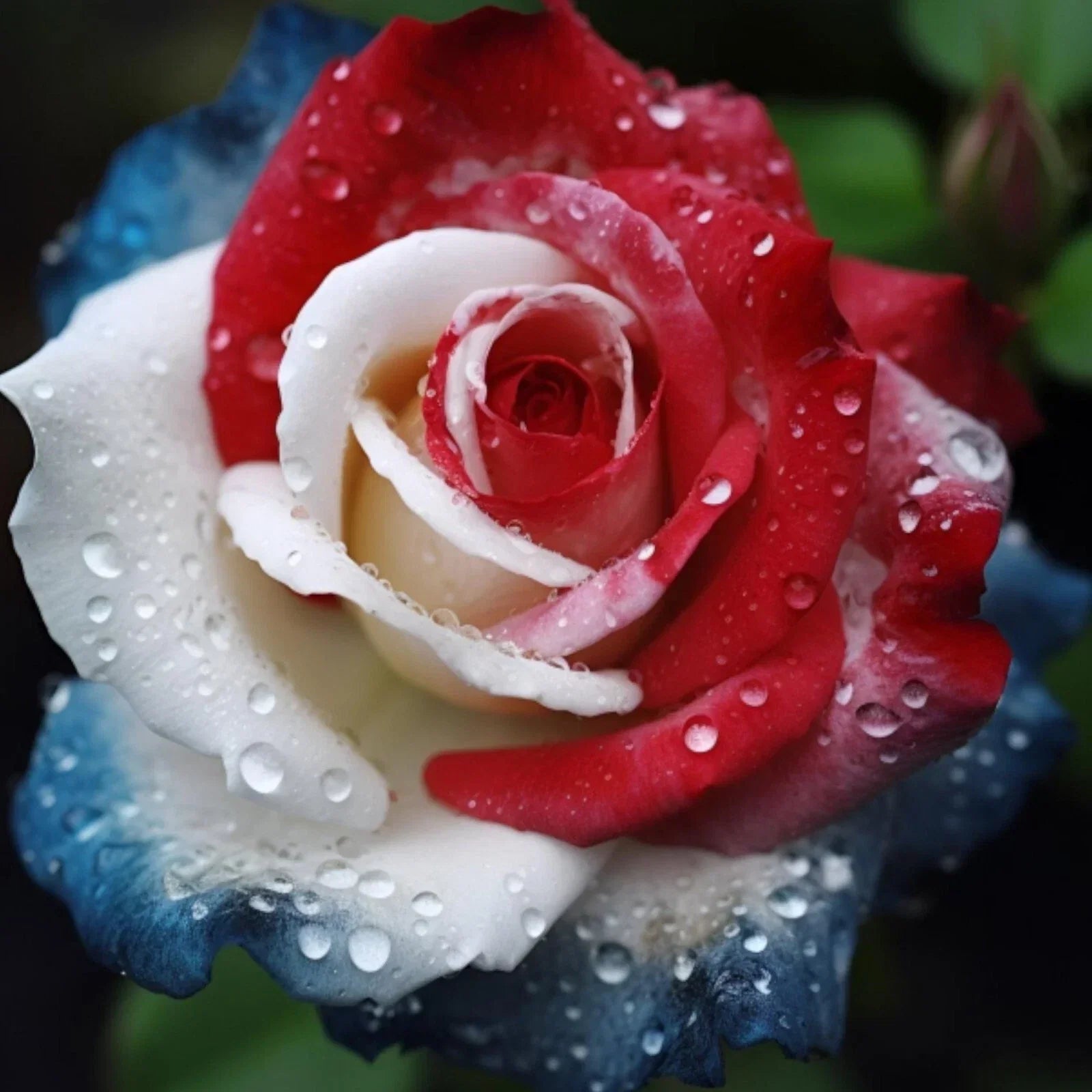 Rare Three-Color Rose Seeds - 20pcs Vibrant Multi-Color Blooms for Potted Garden Rosa spp.