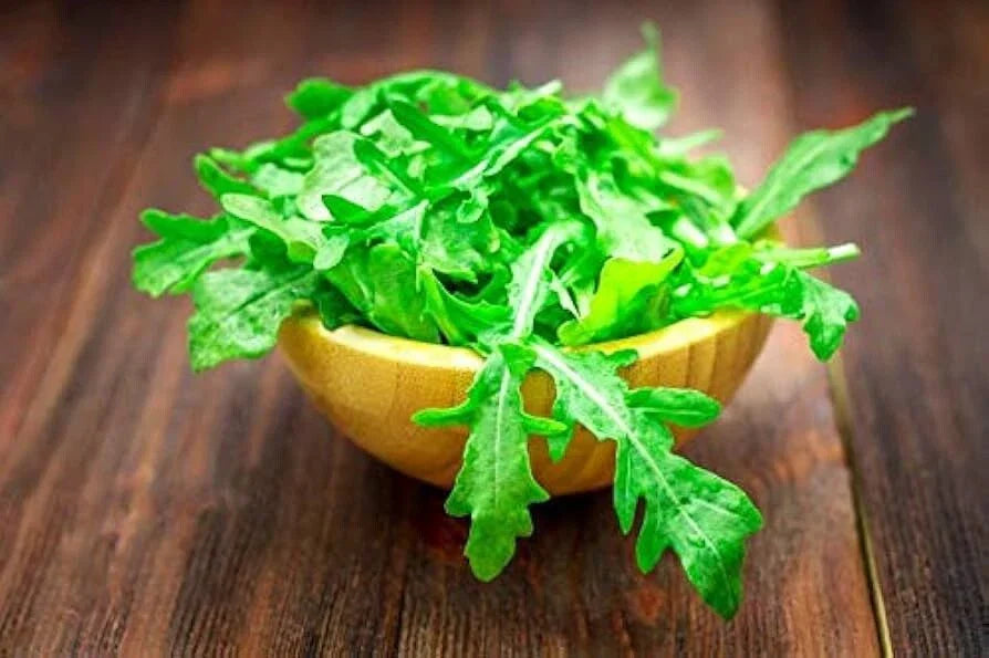 Organic Arugula Seeds Pack – Heirloom Non-GMO Eruca sativa Leafy Green for Home Gardens