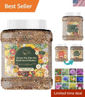Wildflower Seeds Bulk Pack – 300,000+ Colorful Mix for Garden, Meadow & Pollinator Support