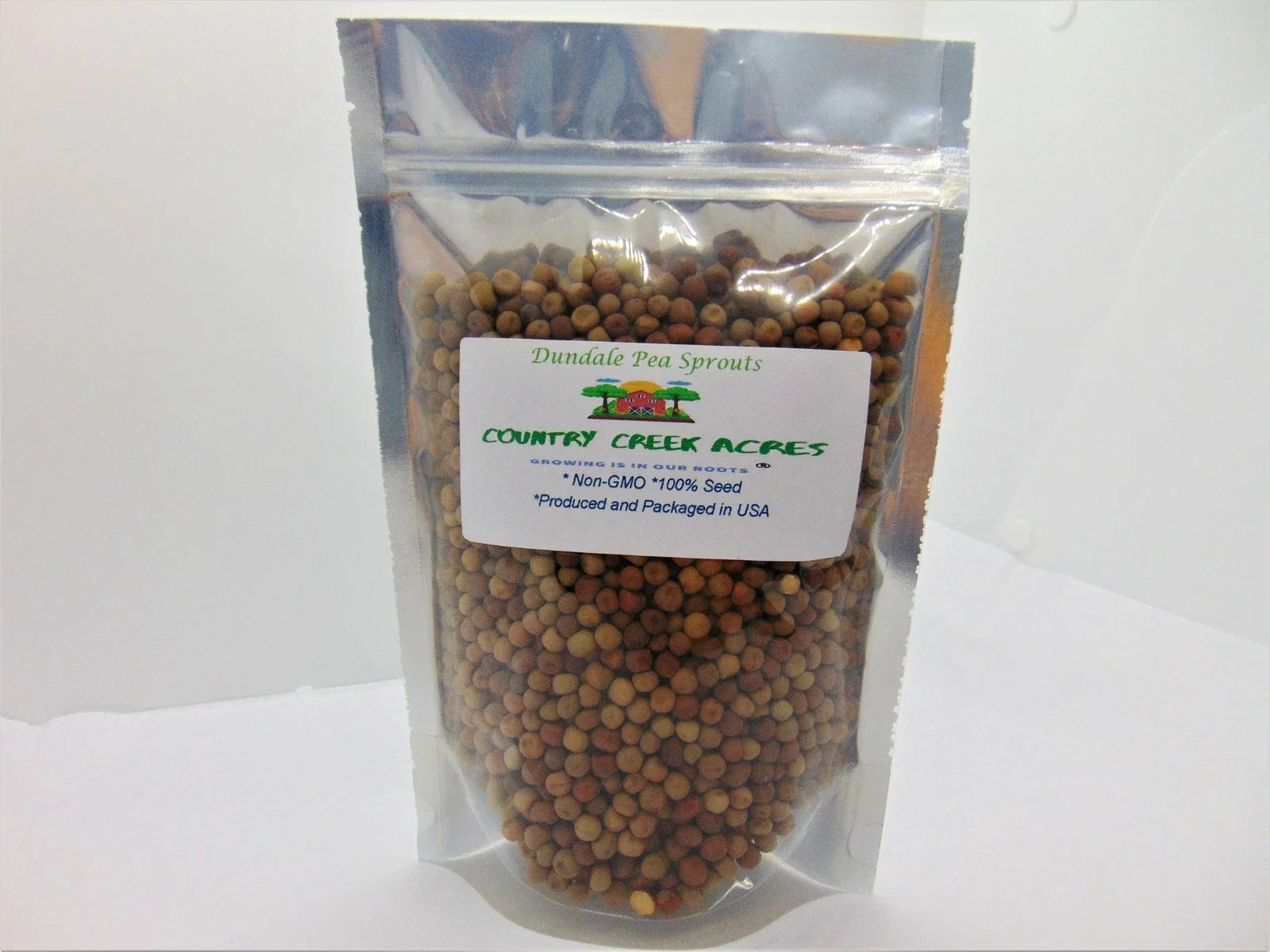 Dundale Pea Sprouting Seeds - 2 Ounce Non-GMO Pisum sativum for Indoor & Outdoor Sprouting